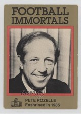 1985-88 Football Immortals Pete Rozelle #1 HOF 0ae