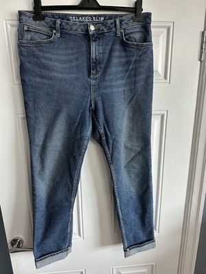Marks & Spencer s Women s Relaxed Slim fit  Denim Jeans Size 14 - Inside Leg 26 