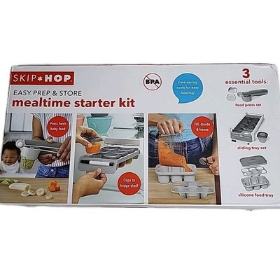 Skip*Hop Easy Prep & Store Mealtime Starter Kit for babies NEW Press Fresh Food