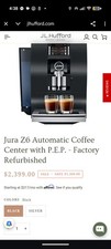JURA Z6 Automatic Bean-to-Cup Coffee Center B...
