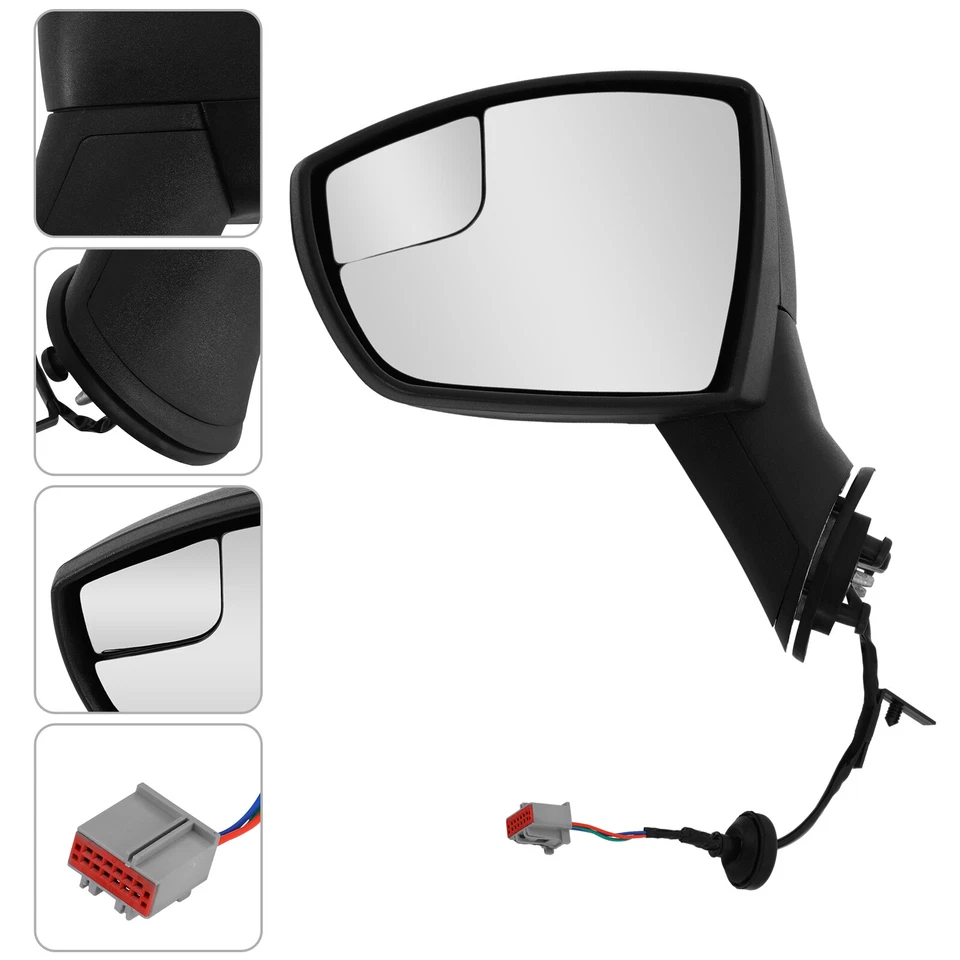 Manual Folding Rear View Mirror Front Left Mirror For 2018-2022 Ford EcoSport - Image 3 of 4