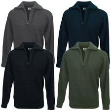 Marine Troyer Baumwolle Herren Pullover Stric...