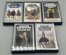 Louis Lamour Audio Cassette Tape - Lot Of 5 Different Stories 