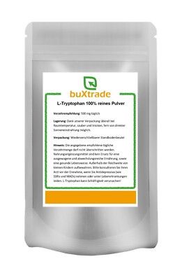 2 kg | Tryptophan Pulver | L-Tryptophan | Tryptophane | Buxtrade | 2000g