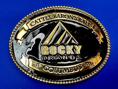 Rocky Brands Cattle Barons's Ball 2006 Columbus NOS Commemorative Belt Buckle