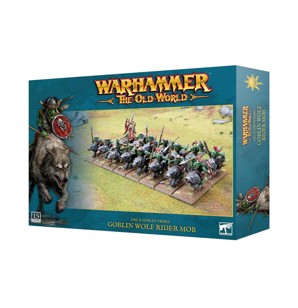 GOBLIN WOLF RIDER MOB - ORC & GOBLIN TRIBES - WARHAMMER THE OLD WORLD