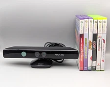OEM Microsoft Xbox 360 Kinect Sensor Bundle + 6 Games Forza Eden Madden TESTED