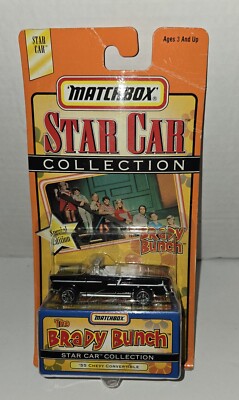 Vtg Matchbox Star Car Collection The Brady Bunch  55 Chevy Convertible 1998