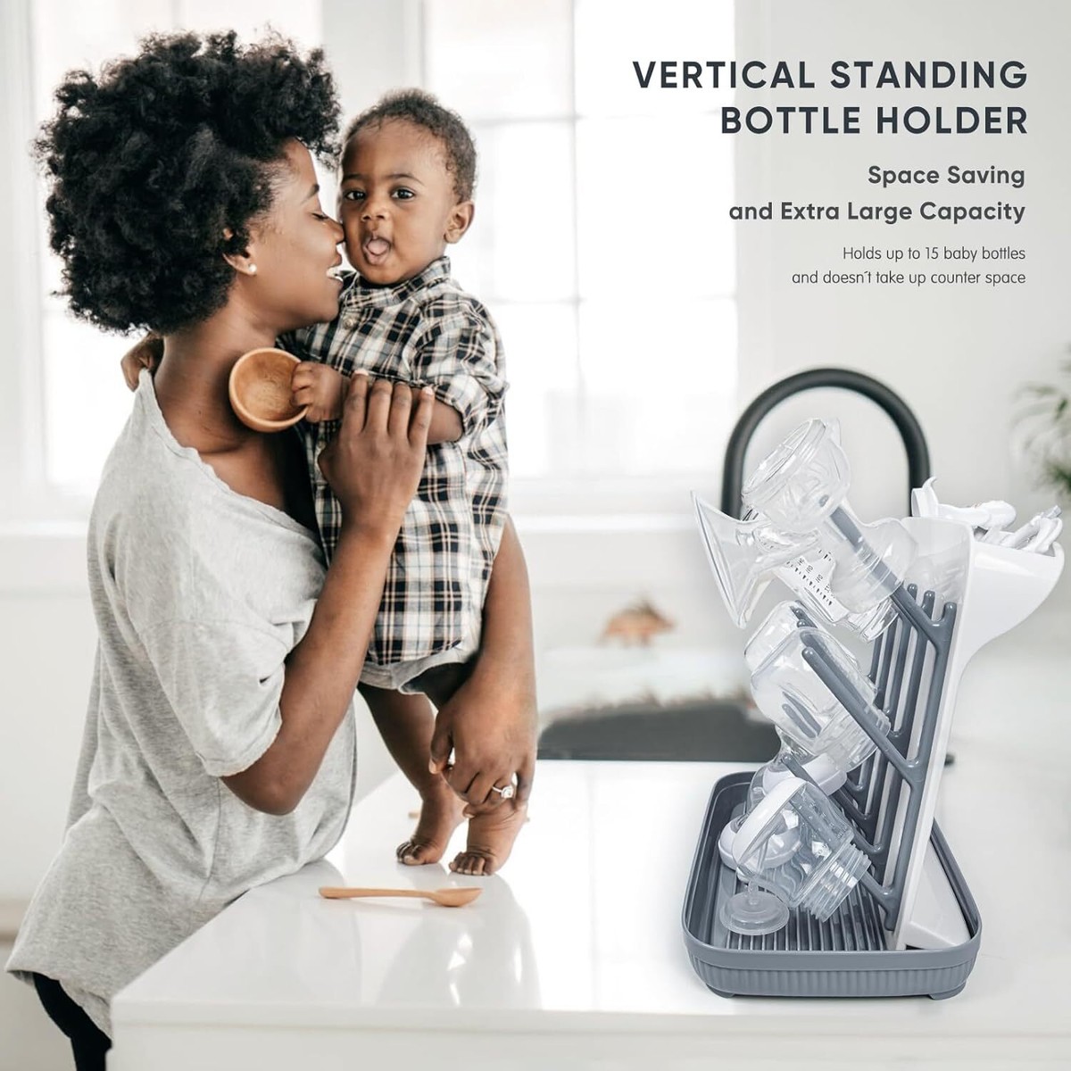 Travel Bottles With Drain Tray Space Saving Tree Design Baby