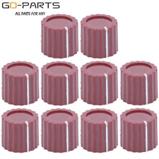 1/4" Set Pointer Knob For Marconi Instrument Guitar Effect Pedal 17x15mm Black