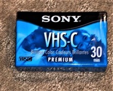 Sony VHS-C Premium Grade Camcorder Video Tape TC-30VHGL - New