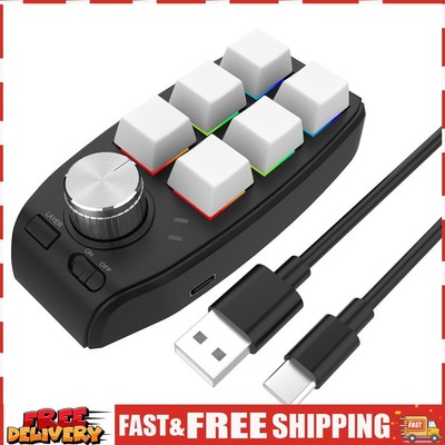 RGB Macro Custom Keyboard Copy Paste Wired/Wireless Gaming Keypad for PS Drawing