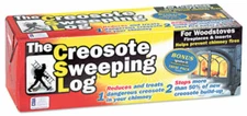 The Creosote Sweeping Log NEW Cleaning Chimney Wood Winter Heating