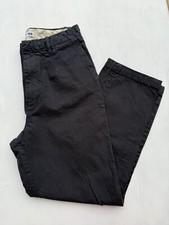 Ines De La Fressange X Uniqlo Women's Ankle Pants Trousers 6 Black 100% Cotton