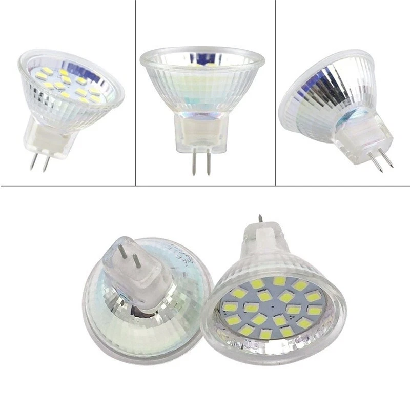 MR11 LED Warm White Light Lamp Spotlight DC 12V GU4 Bi-Pin 2W 3W Equivalent Bulb - Image 3 of 4
