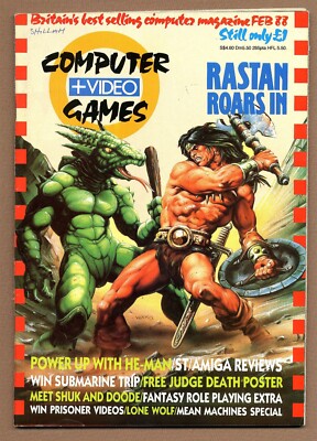 Computer & Video Games Magazine C&VG C+VG 1988 02 February Rastan
