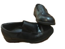 George Youth Boy Sz 4 Black Dress Shoes Loafers Formal Occasion Slip