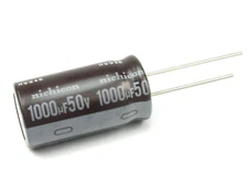 4pcs Nichicon PL 1000uF 50v 105C Radial Electrolytic Capacitor Low Impedance