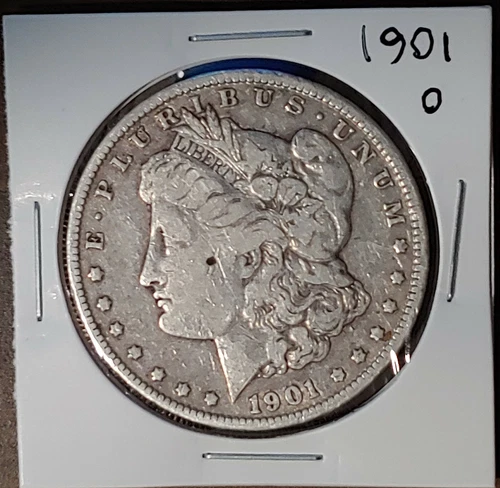 1901 O MORGAN SILVER DOLLAR US CURRENCY NEW ORLEANS MINT FINE DETAILS 72921C