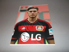 Marlon Frey  Bayer 04 Leverkusen signiert signed Autogramm auf  20x28 Foto 