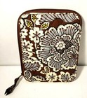 Vera Bradley Slate Blooms Tablet E-reader iPad Zip Case Sleeve W/Pocket 6x8"