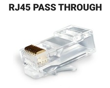 RJ45 Pass Through Connectors 600 Pack