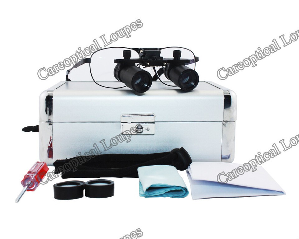 Flip up Prismatic loupe dental loupes surgical loupes 6.0X Titanium