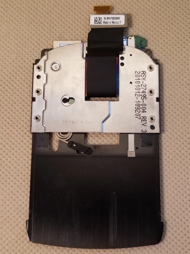 Nuevo cable flexible deslizante principal Blackberry OEM pieza de placa de marco medio para TORCH 9800 EE. UU. Foto 3 de 4