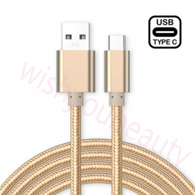 3M Nylon Braided Fast Charger Type-C Kabel USB Charger For Samsung Huawei Xiaomi