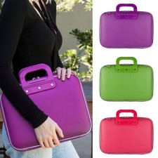 Semi Hard Leather Laptop Tablet Carry Case Cover For 10" iPad 9th / iPad Air 5