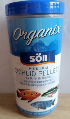 Söll Organix medium Cichlid Pellets 490 ml Cichlidenfutter Malawi