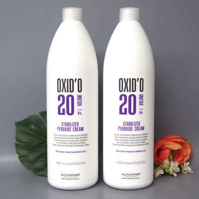 2 PACK Alfaparf Oxid'o 20 Volume 6% Cream Developer 1L / 33.8oz