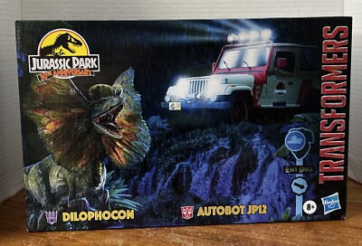 2023 JP 30th Anniv~Transformers vs Jurassic Park~Dilophocon & Autobot JP-12 NEW