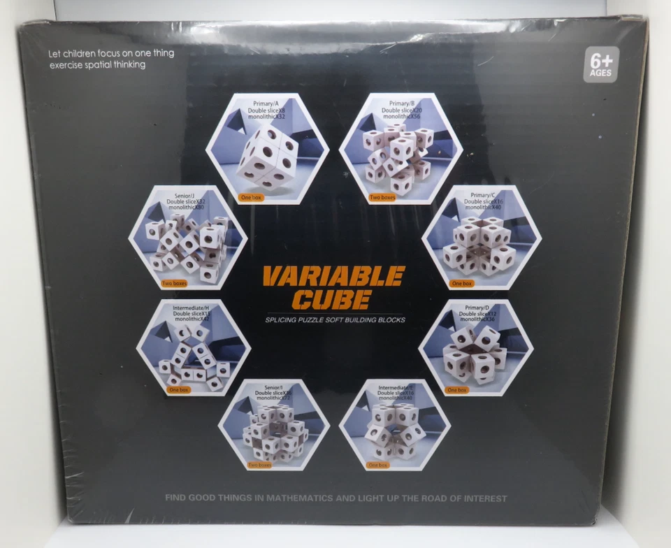 80Pcs Infinity Cubes Sensory Fidget Toys Linking Cubes Building Toys Kids Game - Image 2 of 2