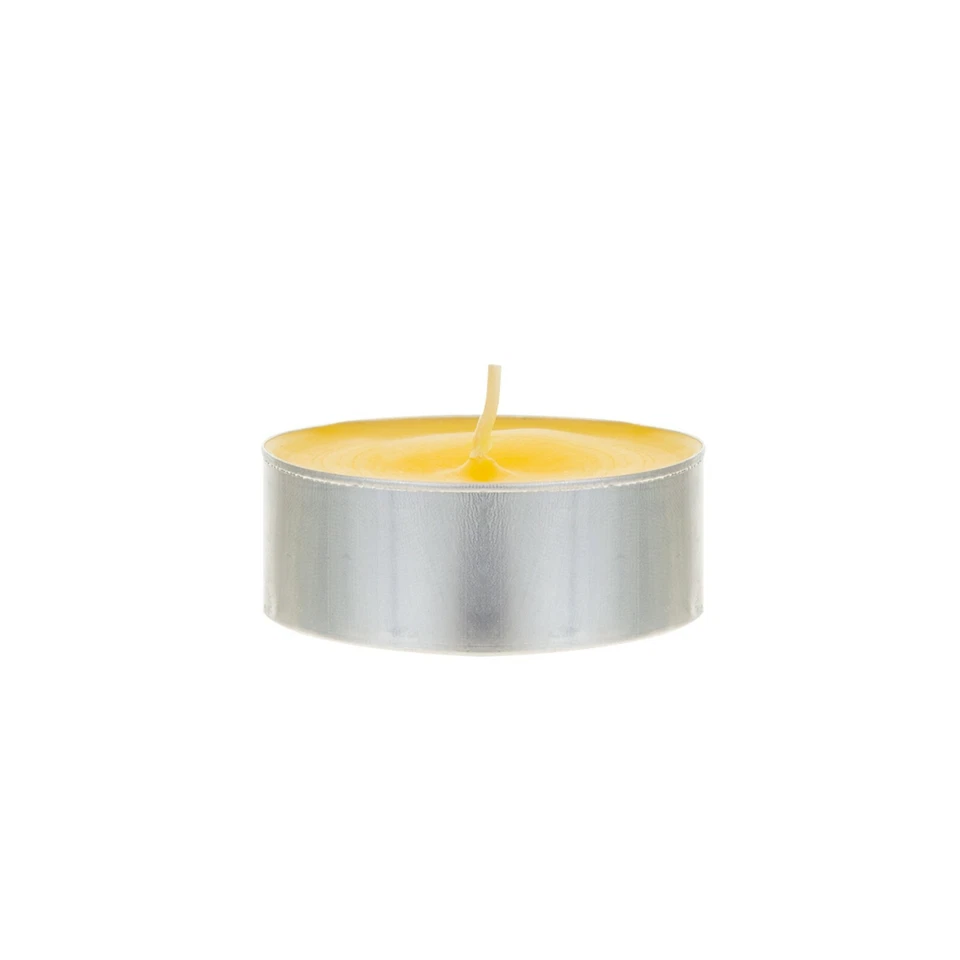 Mega Candles - Citronella Scented Tea Light Candles - Yellow, Set of 4 - Image 3 of 4