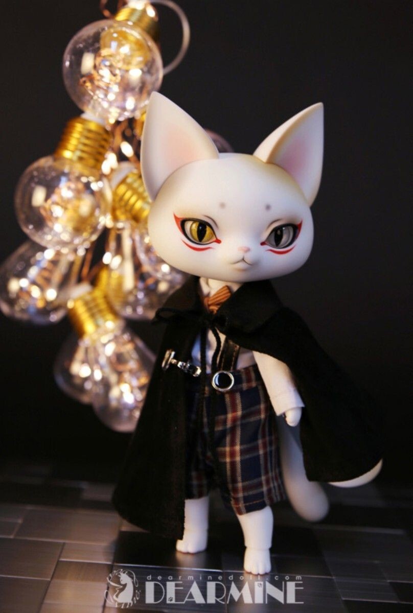 DEAR MINE EDISON Curious 2019 Cat Doll 22cm BJD Used From Japan | eBay