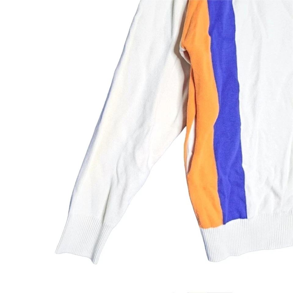 Cárdigan Zara Para Hombres L Algodón Gran Tamaño Cremallera Completa Chal Cuello Suéter Chaqueta Crema Foto 4 de 4