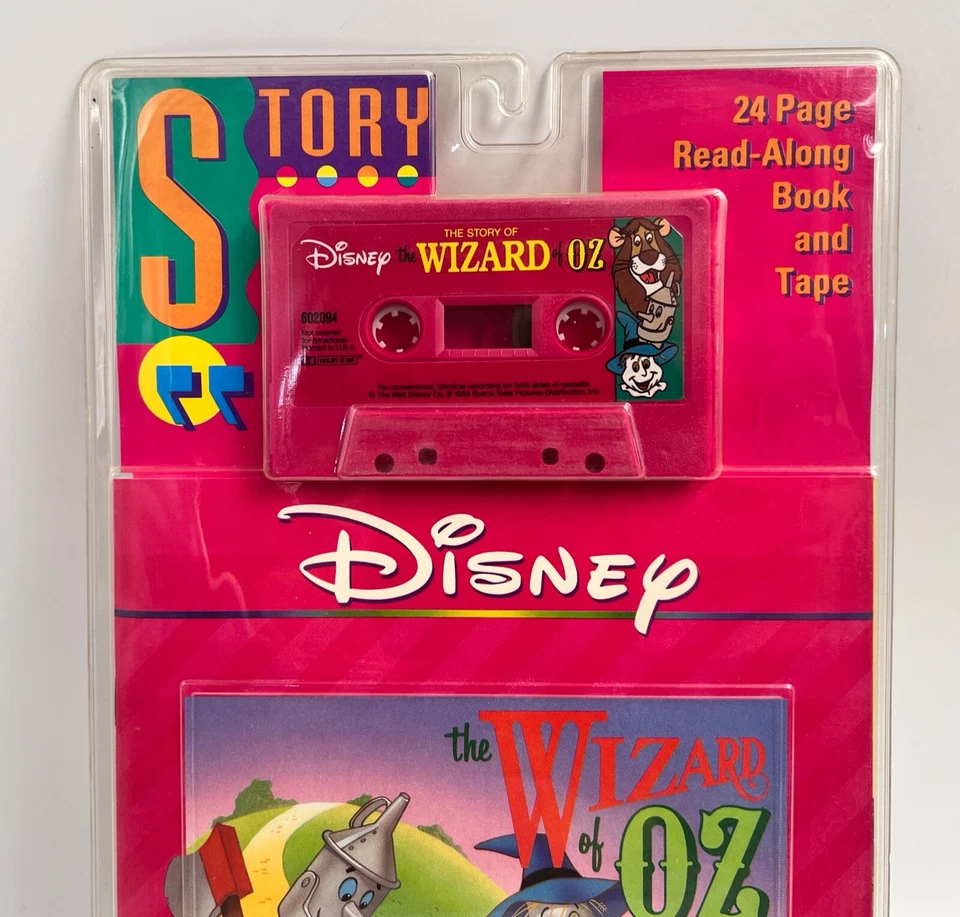 Disney's The Story Of The Wizard Of OZ Read Along with Cassette Sealed New - Image 2 of 4