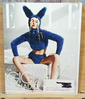 女性情報誌 ELLE US March 2023 Gigi Hadid s-l400.jpg