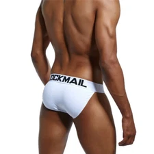 Cotton Sexy Gay Men Underwear Bikini Briefs Breathable Low-rise Panties Shorts