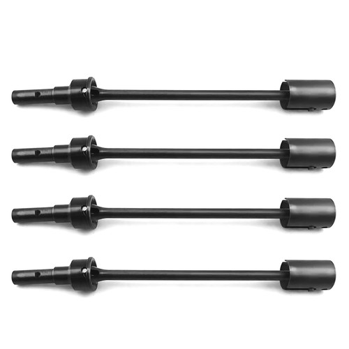 6Pc Hard Steel CVD Drive Shaft Set - Upgrade For Traxxas E-Revo 2.0 VXL 1/10 RC Car