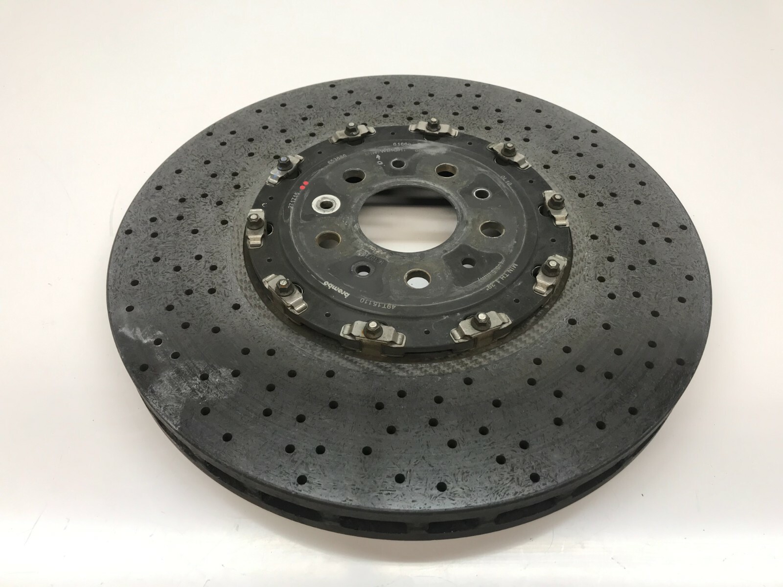 FERRARI 458 ITALIA SPIDER FRONT CARBON CERAMIC BRAKE DISC OEM 271715 304562 #2