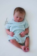 James Sleeping Authentic 18" Reborn Doll Kit by Bountiful Baby Realborn/COA