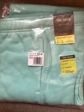 Tek Gear Sweatpants Girls Size 18 XL Husky Aqua Ultrasoft Fleece Pants