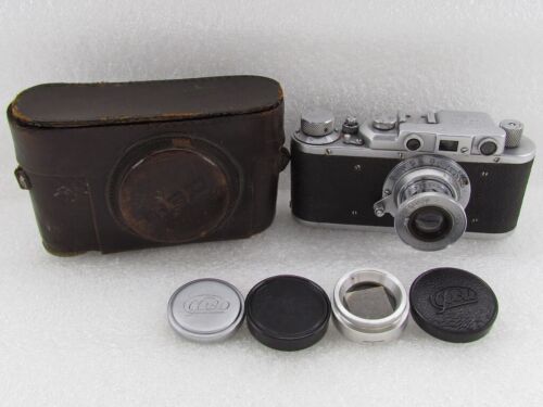 FED type 1d NKVD-USSR WWII Vintage 1939-1941 Russian RF Camera copy Leica-II(D)