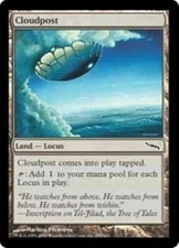 4XCLOUDPOST - MTG Mirrodin Common Land Locus MP