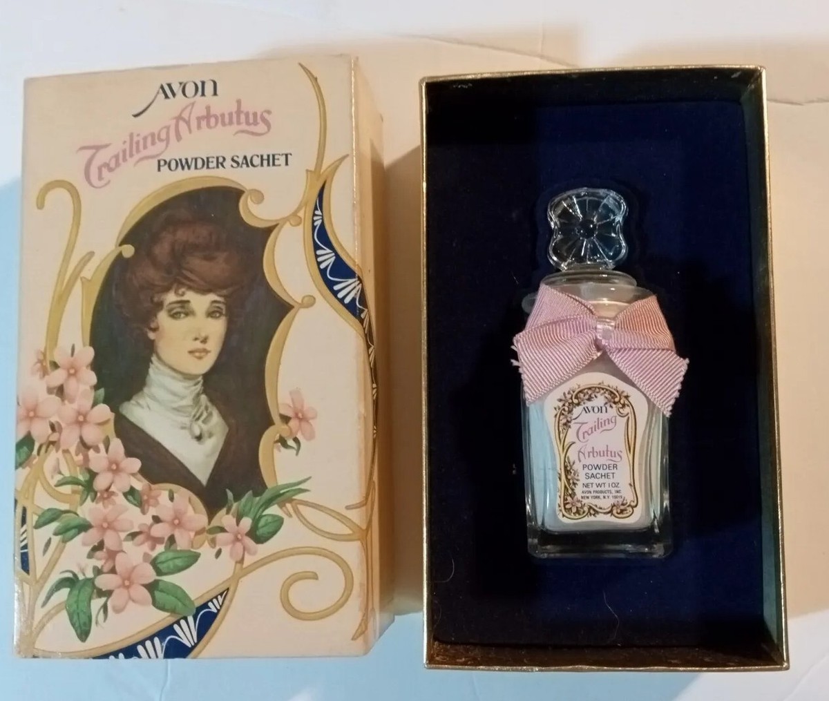 Vintage Avon Representative Reward “Trailing Arbutus” Powder
