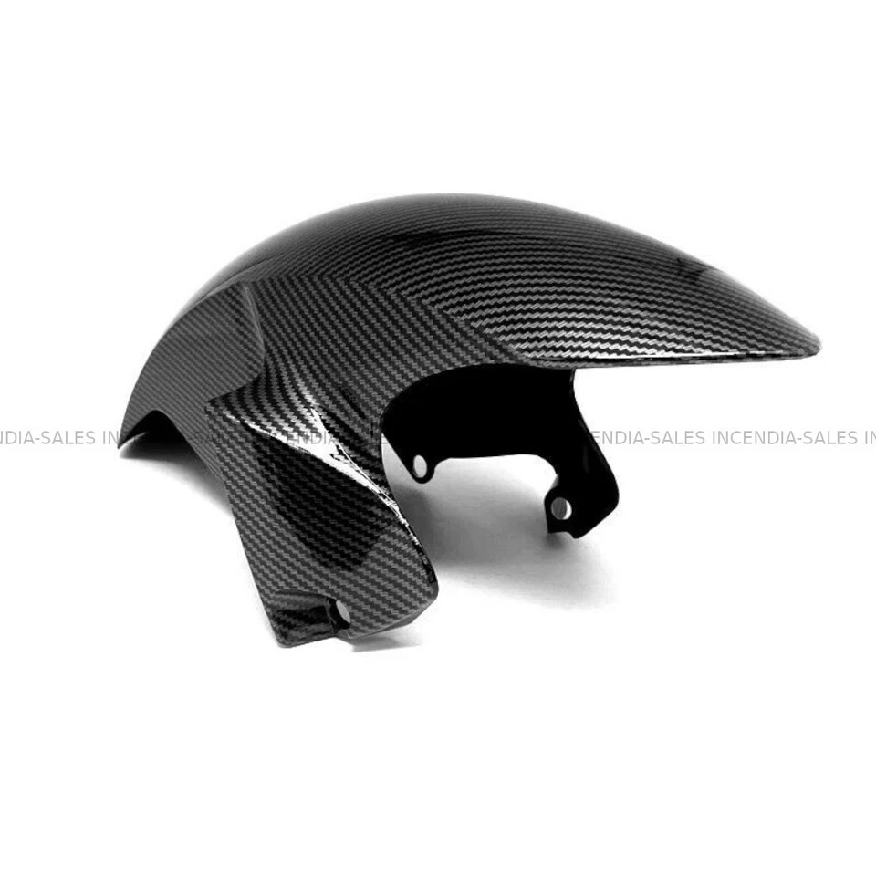 Guardabarros delantero estilo fibra de carbono Yamaha YZF R6 2006-2016 Foto 2 de 4