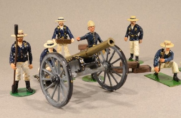 AB-32 Royal Navy Landing Artillery Group, 1899 Boer War  Alymer Glossy Miniature