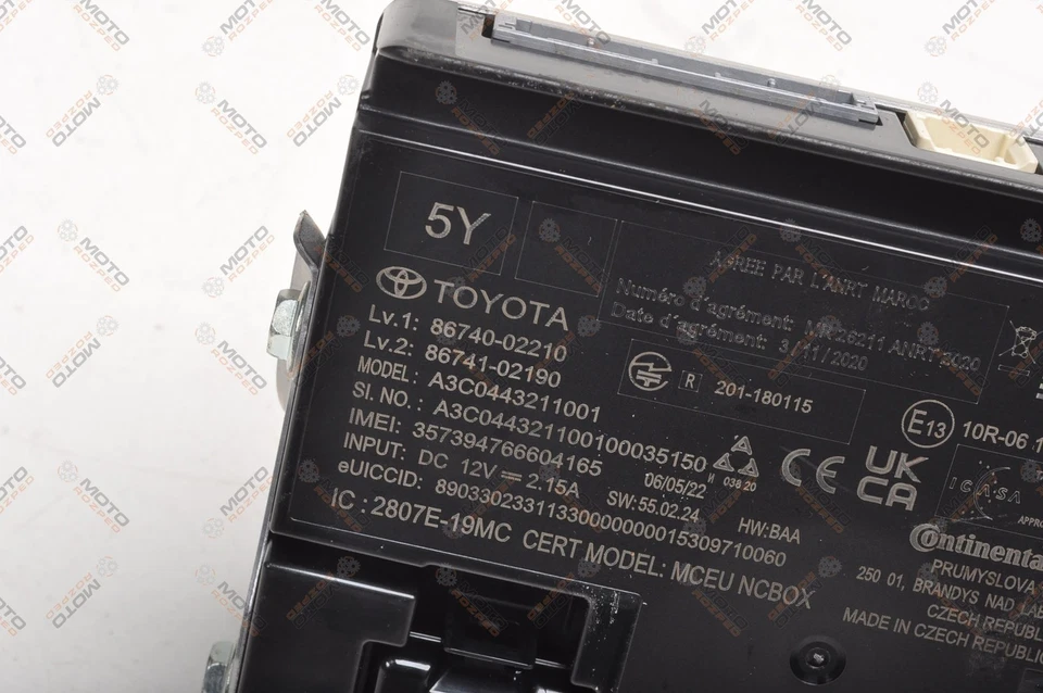 TOYOTA COROLLA E21 Navigatore Steuergerät Navigatiosmodulo 86740-02210 - Immagine 4 di 4